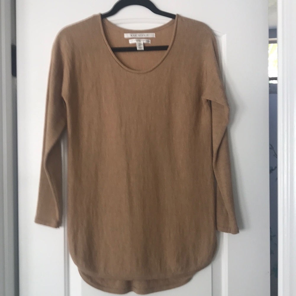 Go anywhere camel colored wool sweeter